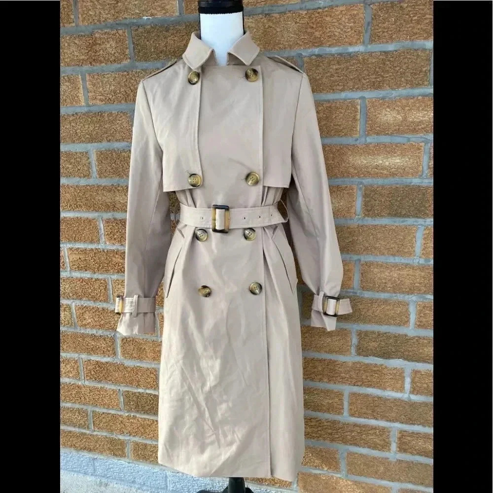 Orolay Women's Long Double Breasted Trench Coat - Picture 2 of 16
